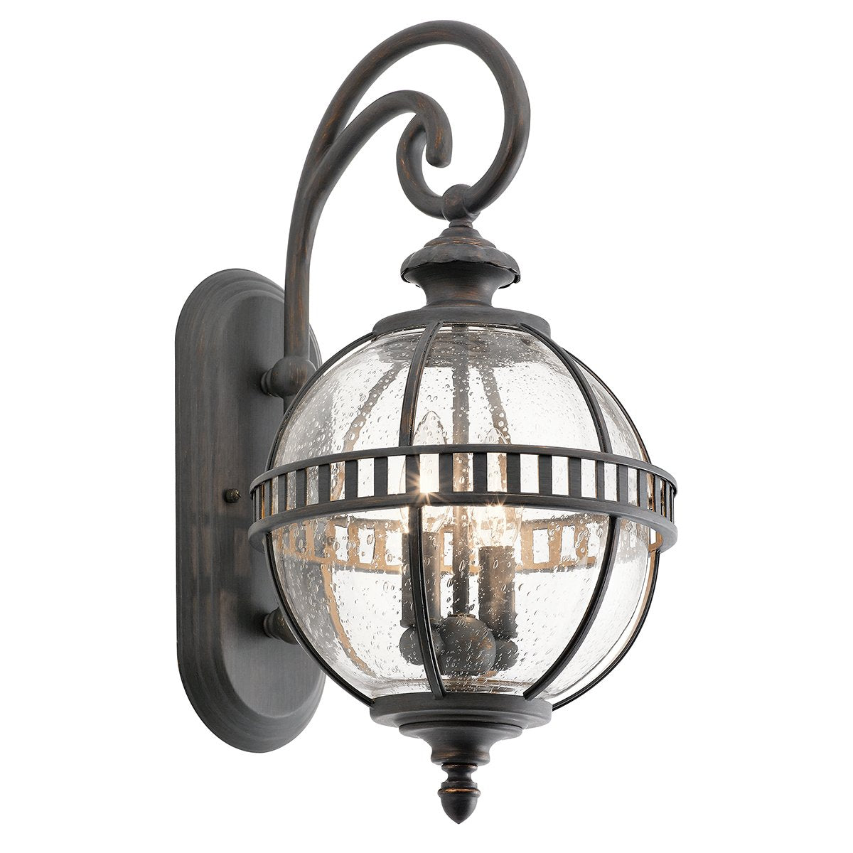 Kichler Halleron Outdoor 2 Light Wall Lantern by Elstead Outdoor Lighting