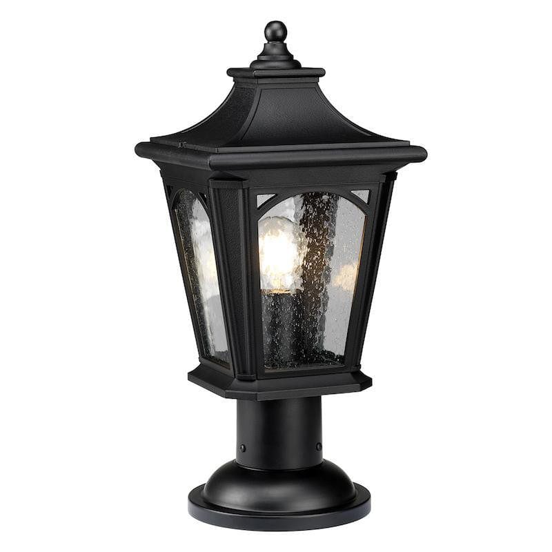 Quoizel Bedford Outdoor Pedestal Light by Elstead Outdoor Lighting