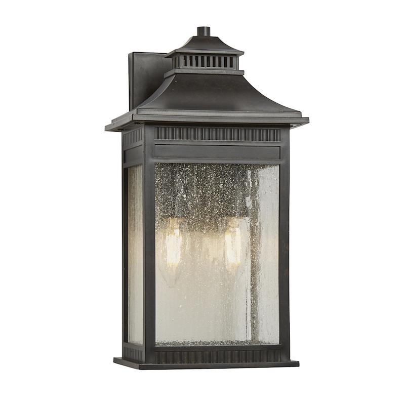 Quoizel Livingston Medium Outdoor Wall Light by Elstead Outdoor Lighting