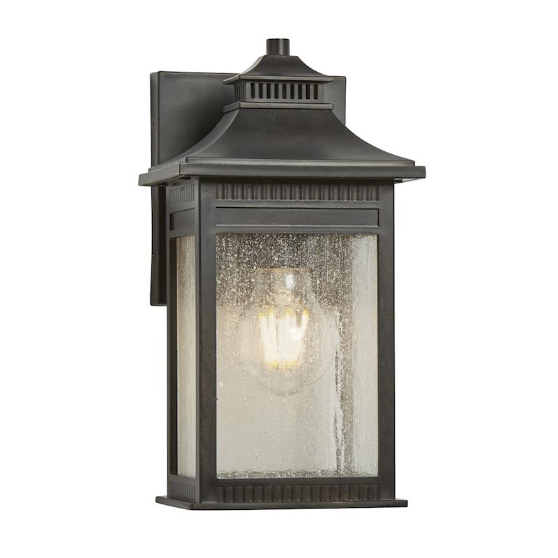 Quoizel Livingston Small Outdoor Wall Light by Elstead Outdoor Lighting