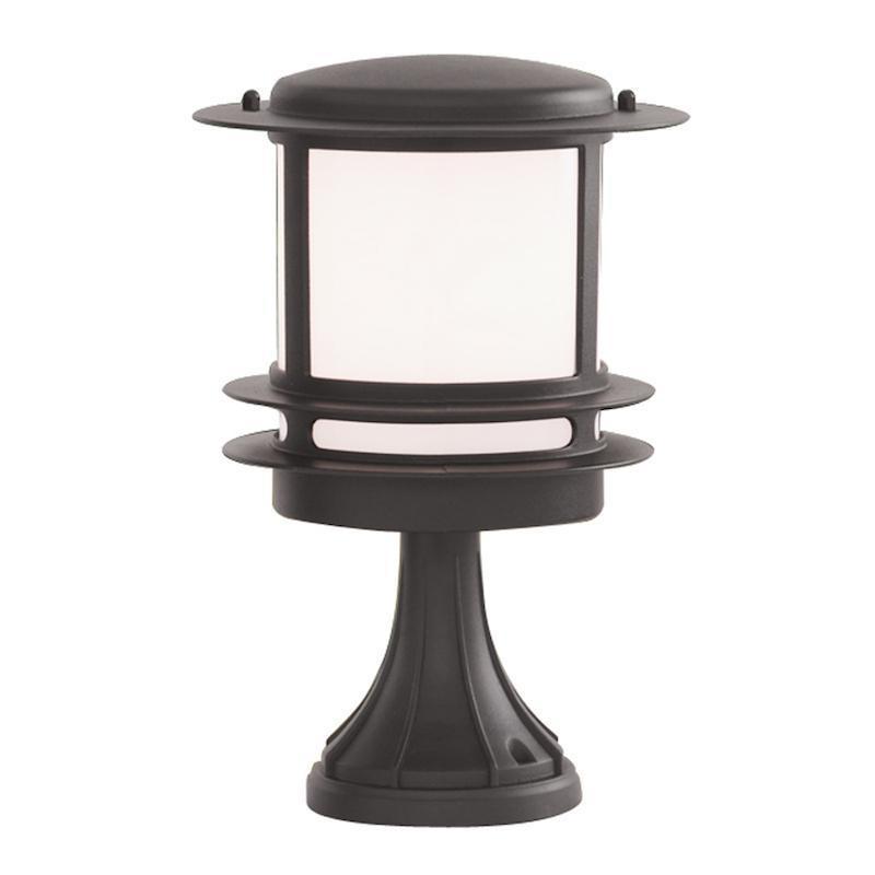 Searchlight Stroud Black Outdoor Pedestal Light by Searchlight Outdoor Lighting